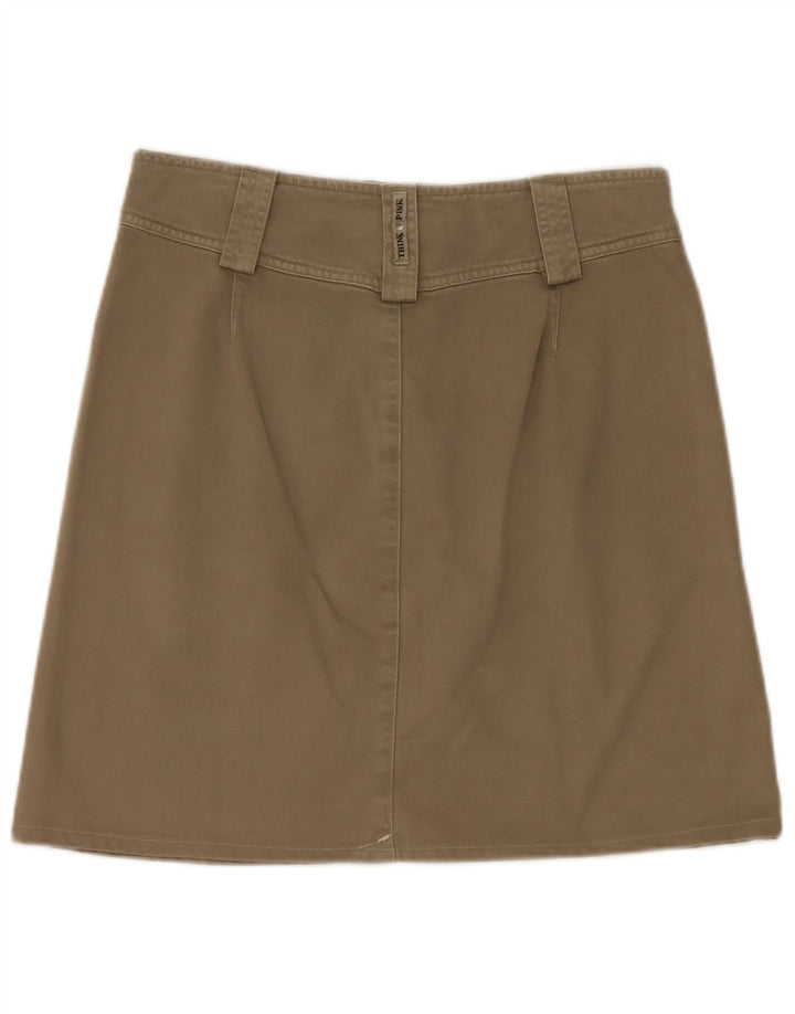 Think Pink Jupe trapèze W28 en coton beige moyen pour femme