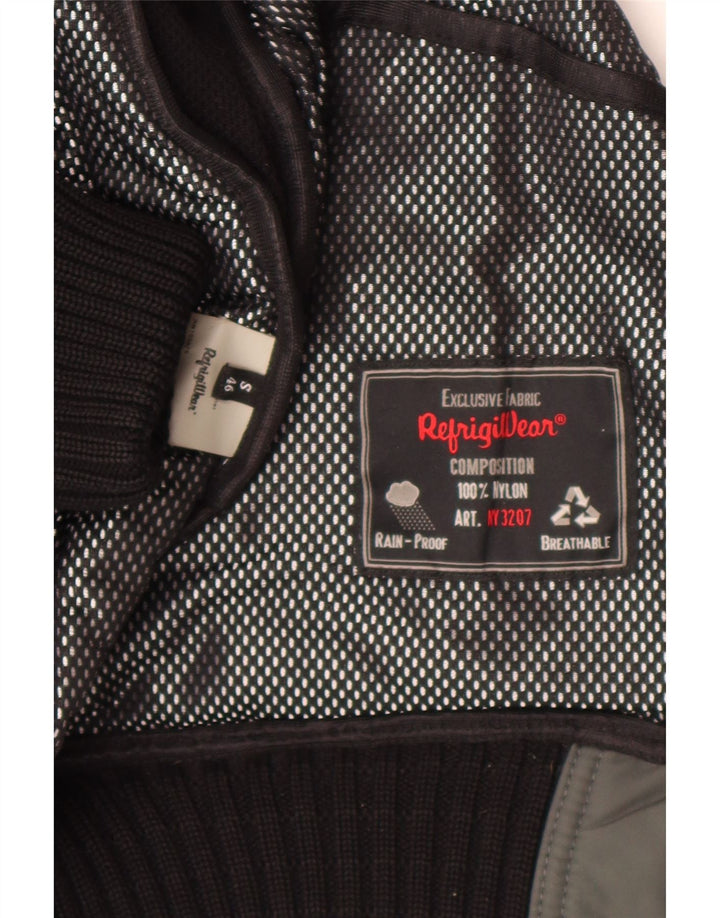 Refrigiwear Veste Bomber À Capuche Homme IT 46 Petit Nylon Vert