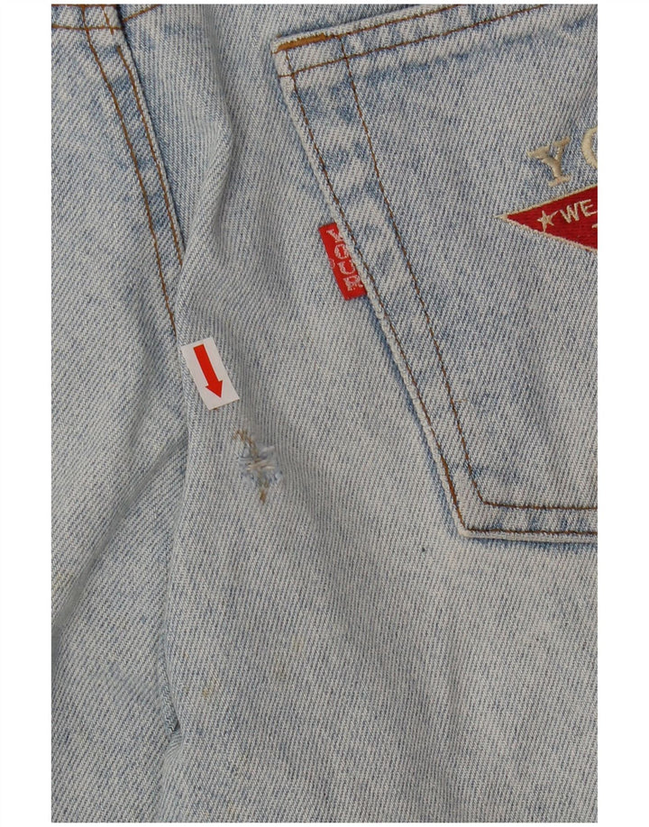 Jean droit homme vintage W34 L30 coton bleu