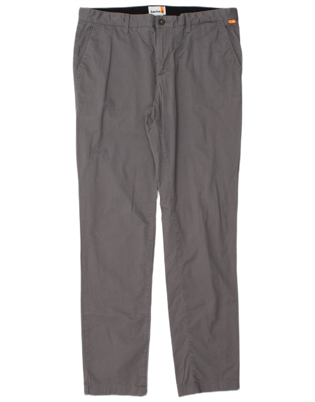 TIMBERLAND Pantalon Chino Slim Homme W36 L34 Gris Coton