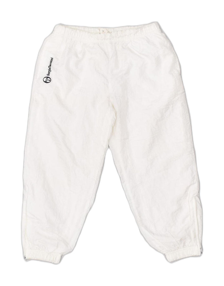 SERGIO TACCHINI Womens Tracksuit Trousers Joggers EU 34 XS White Polyamide | Vintage | Thrift | Second-Hand | Used Clothing | Messina Hembry 