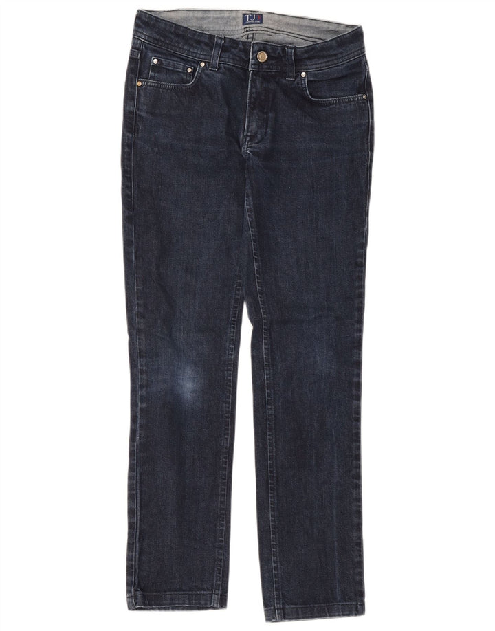 Trussardi Femme Jean Slim W26 L28 Bleu Marine Coton