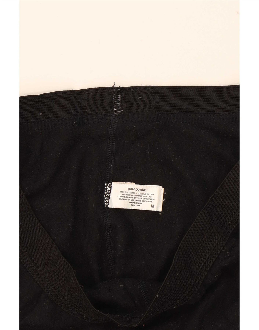 Patagonia Leggings Femme UK 14 Medium Noir Polyester