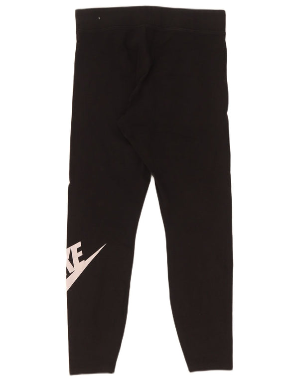 Nike Legging graphique pour femme UK 16 Grand coton noir