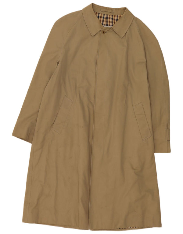 Aquascutum Trench-Coat Homme UK 44 2XL Kaki Coton