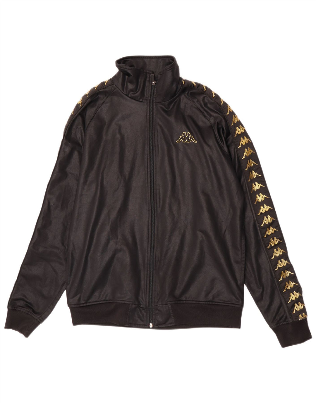 Kappa Veste de Survêtement Graphique Homme Petit Noir Polyester