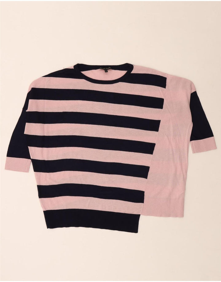 PHASE EIGHT Pull surdimensionné à col rond pour femme UK 10 Petit Rose