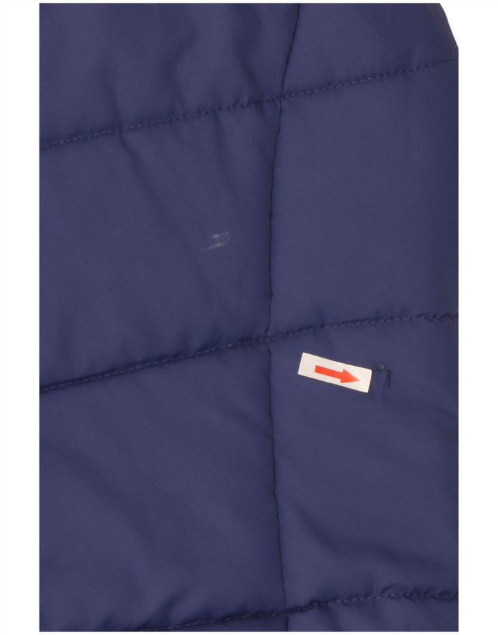 KANGAROOS Gilet rembourré pour homme UK 16 Large Bleu Polyester