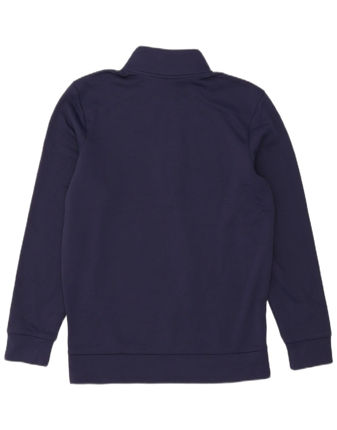 Under Armour Sweat-shirt à col zippé pour homme Petit bleu marine Polyester