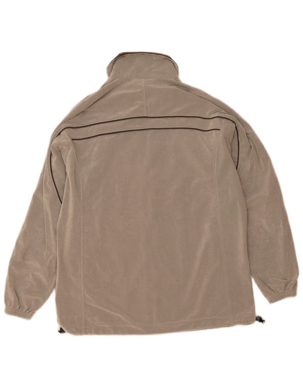 Asics Veste de Survêtement Homme Gris Moyen Rayé