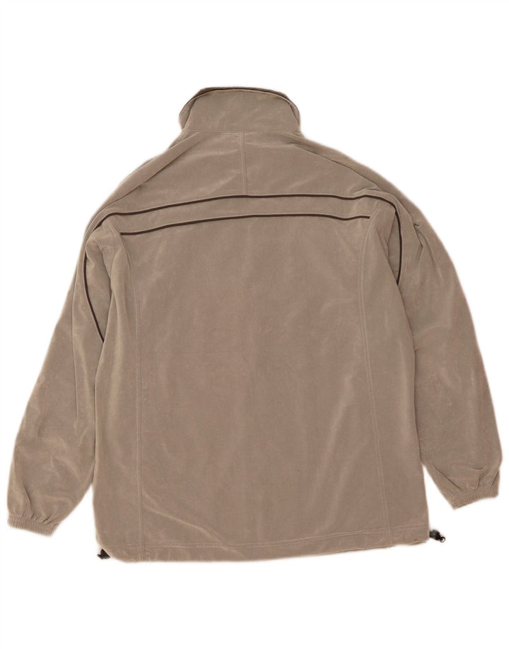 Asics Veste de Survêtement Homme Gris Moyen Rayé