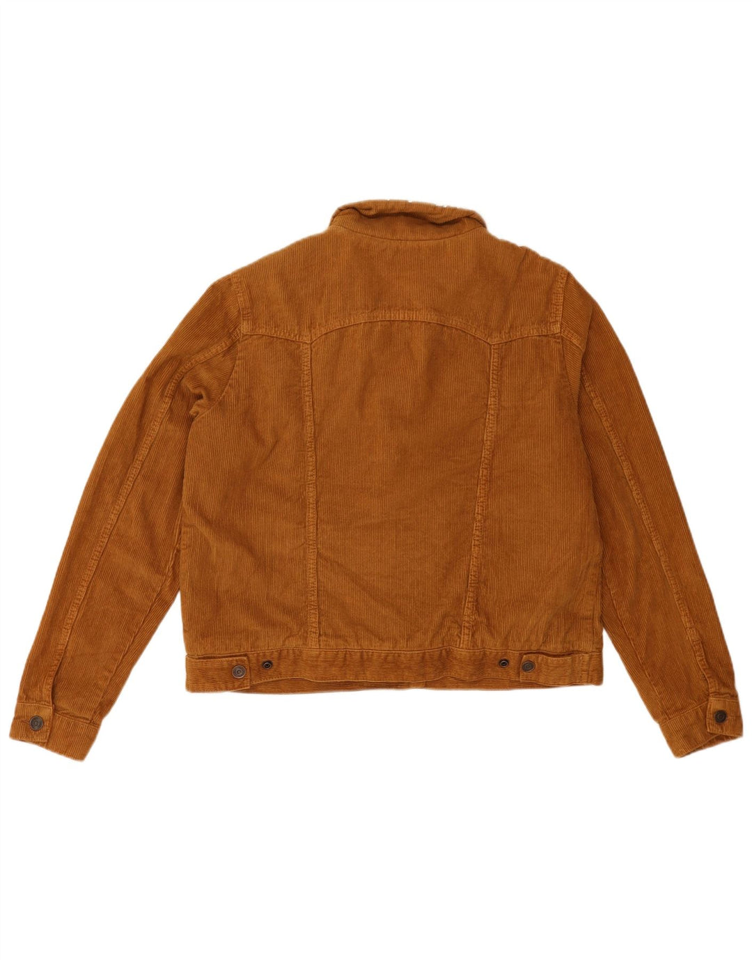 TOPSHOP Veste Sherpa en velours côtelé pour femme UK 16 Large Marron Coton