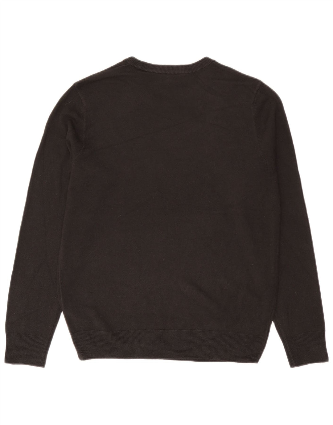 Marks & Spencer Pull à col rond pour homme UK 38/40 Gris moyen Acrylique