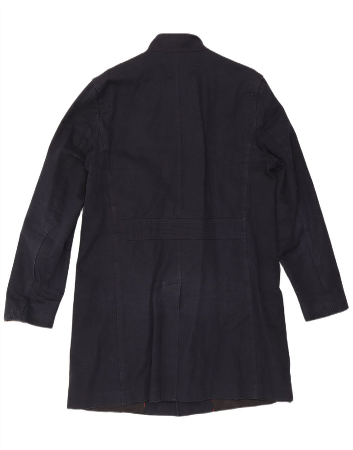 Hugo Boss Pardessus pour homme EU 52 XL Bleu marine Coton