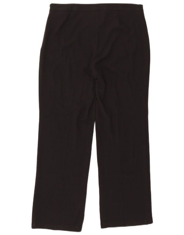 Marks & Spencer Pantalon chino taille haute pour femme UK 16 Large W38 L32 Noir