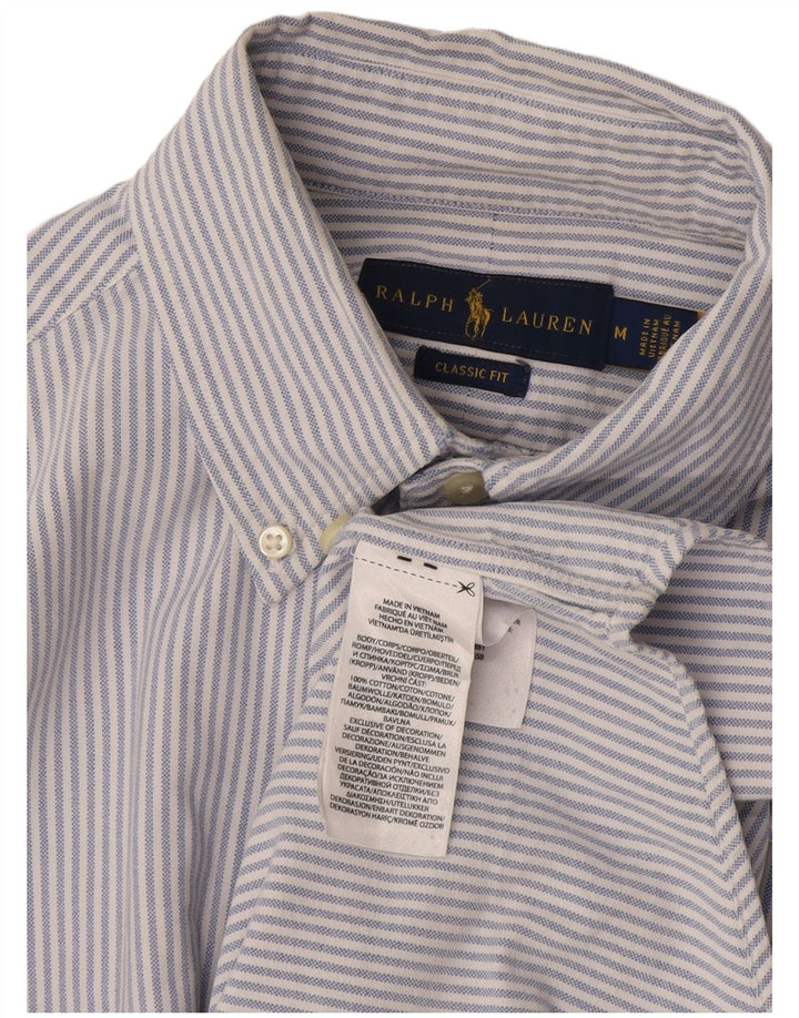 Ralph Lauren Chemise coupe classique en coton rayé bleu moyen pour homme