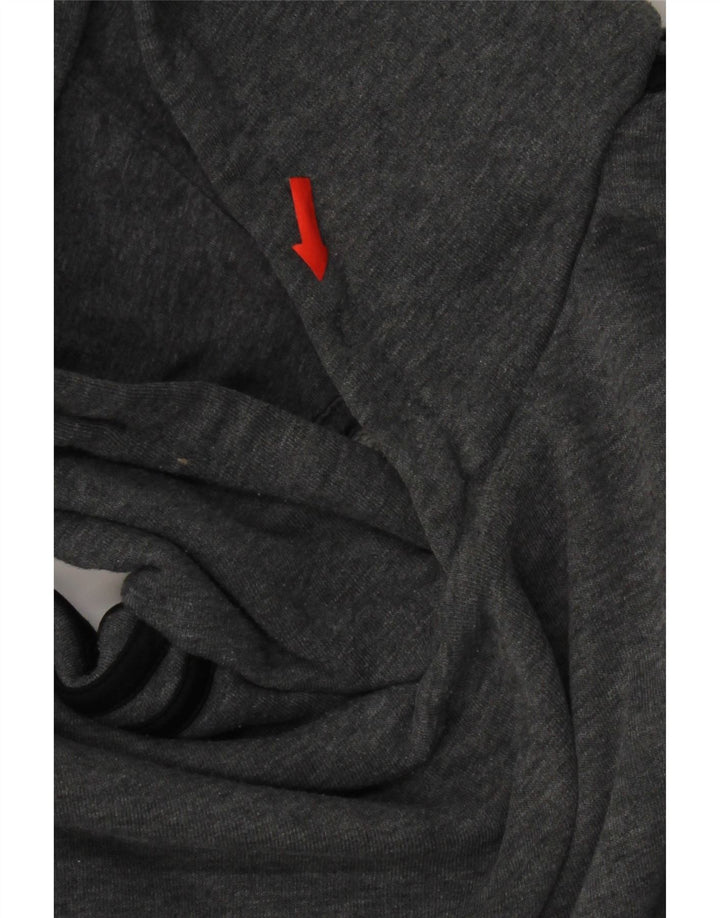 Adidas Pull à capuche pour homme Petit coton gris