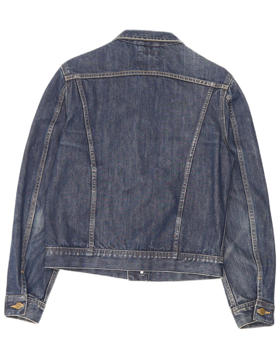 Lee Veste en jean pour femme UK 14 Large Bleu Coton