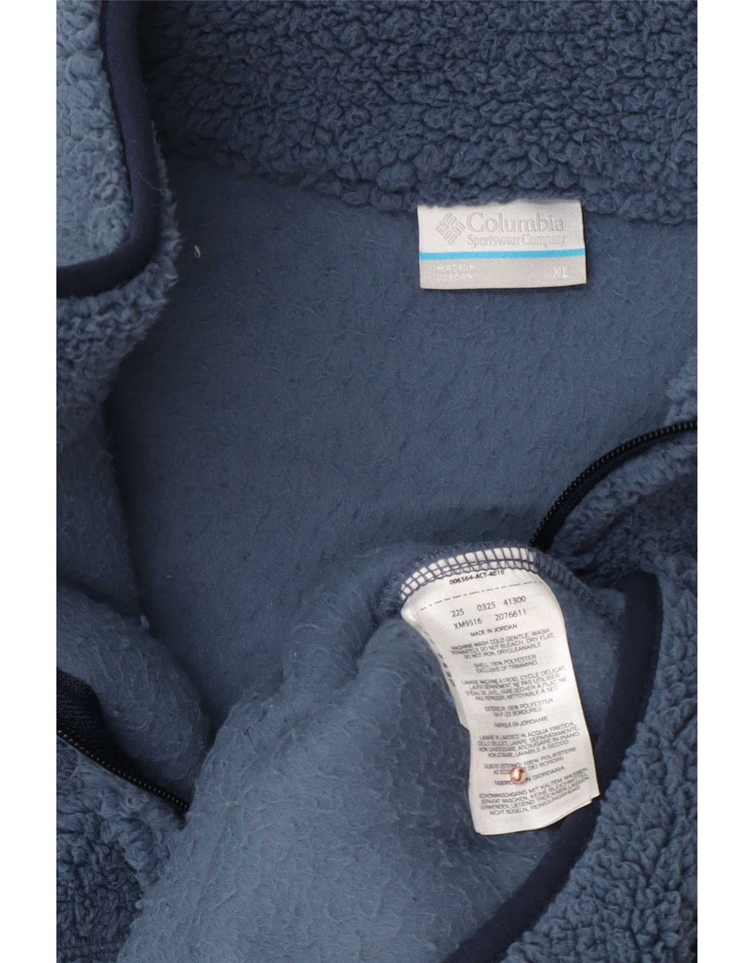 Columbia Veste Polaire Homme UK 42 XL Bleu Polyester