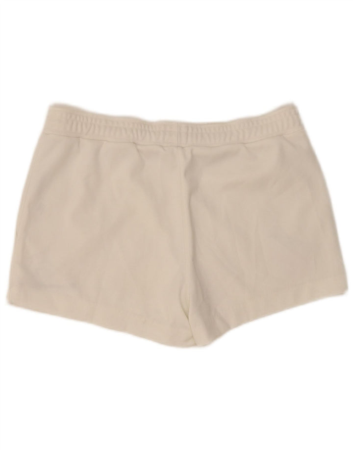 Sergio Tacchini Short décontracté pour homme Taille 36 W36 Polyester blanc