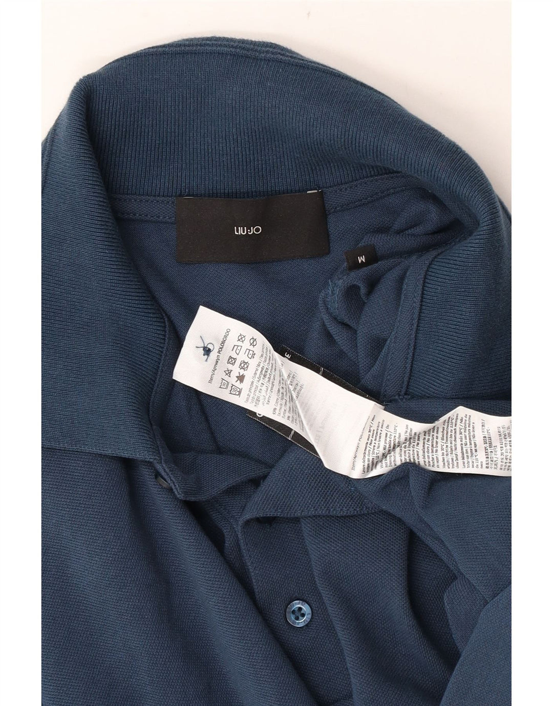 Polo Homme Liu Jo Coton Bleu Marine Moyen