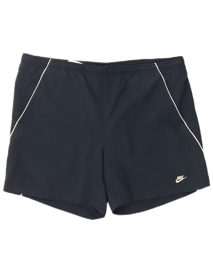 NIKE Short de sport pour hommes, grand, bleu marine