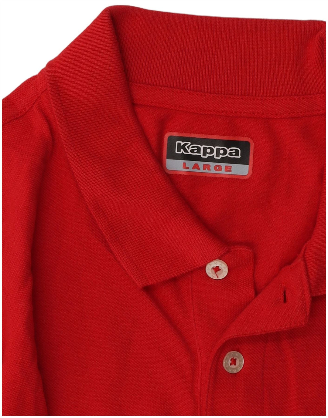 Kappa Polo Homme Grand Rouge Coton
