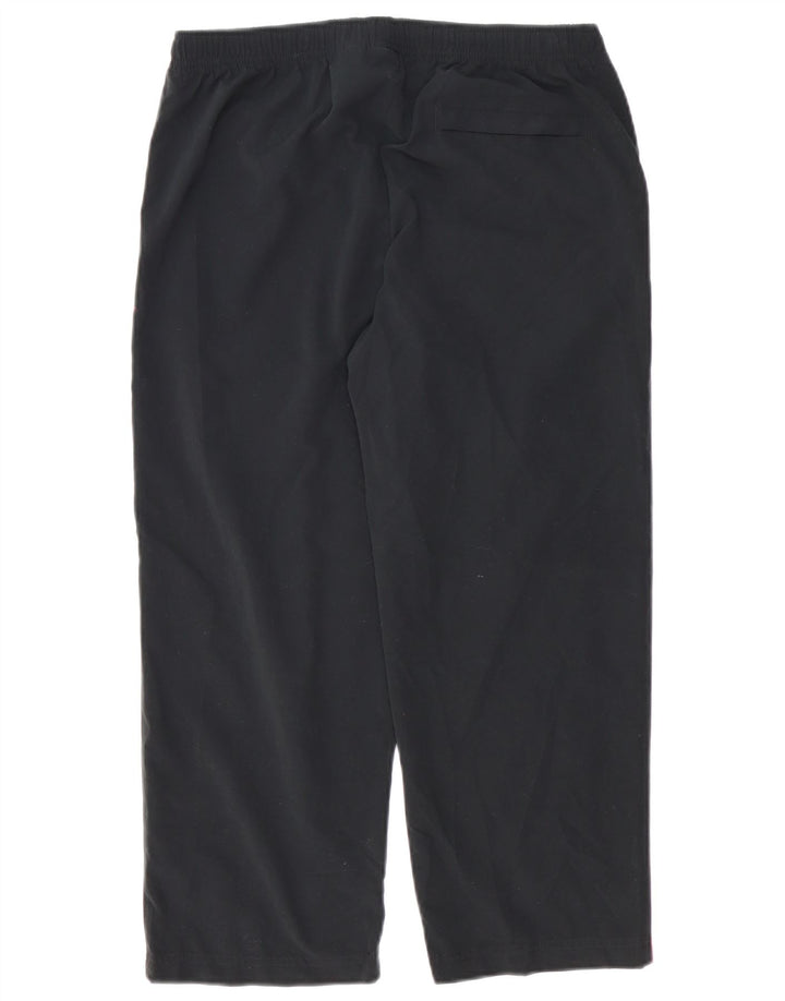 NIKE Pantalon de survêtement pour femme US 8/10 Polyester color block noir moyen