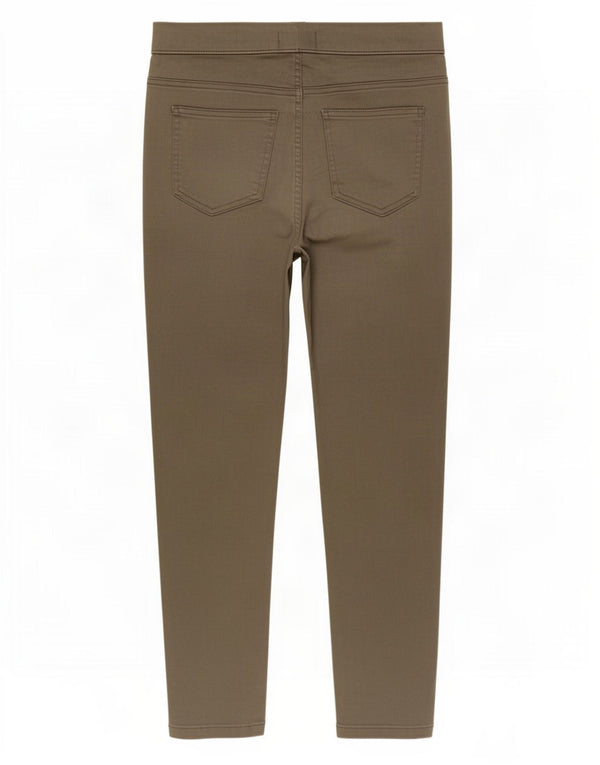 Marks & Spencer Jean court jegging pour femme UK 12 moyen W37 L25 coton kaki
