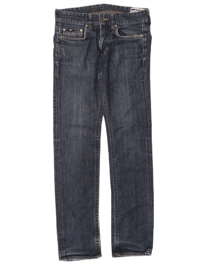 Gas Jean Slim Homme W31 L34 Bleu Coton