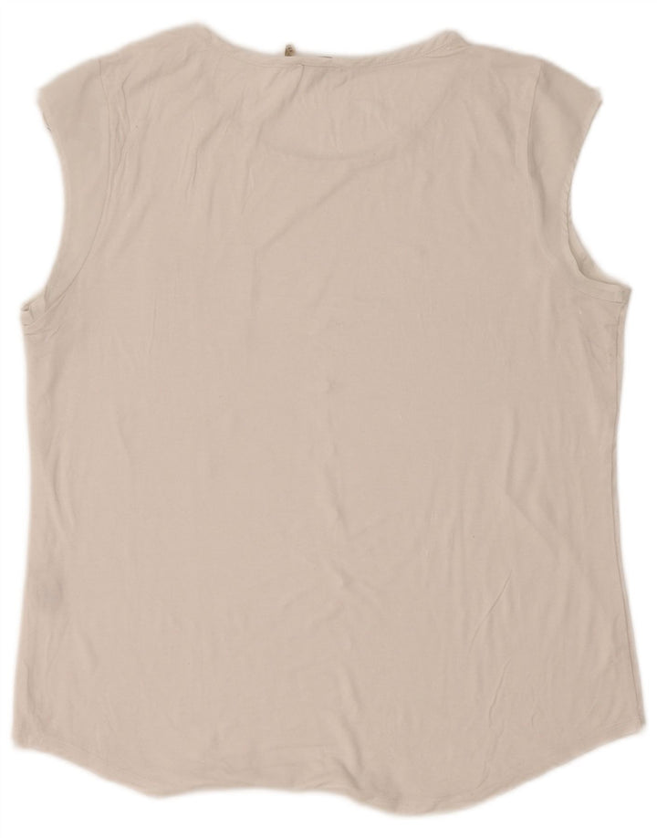 Calvin Klein Débardeur pour femme UK 18 XL Rayonne blanche