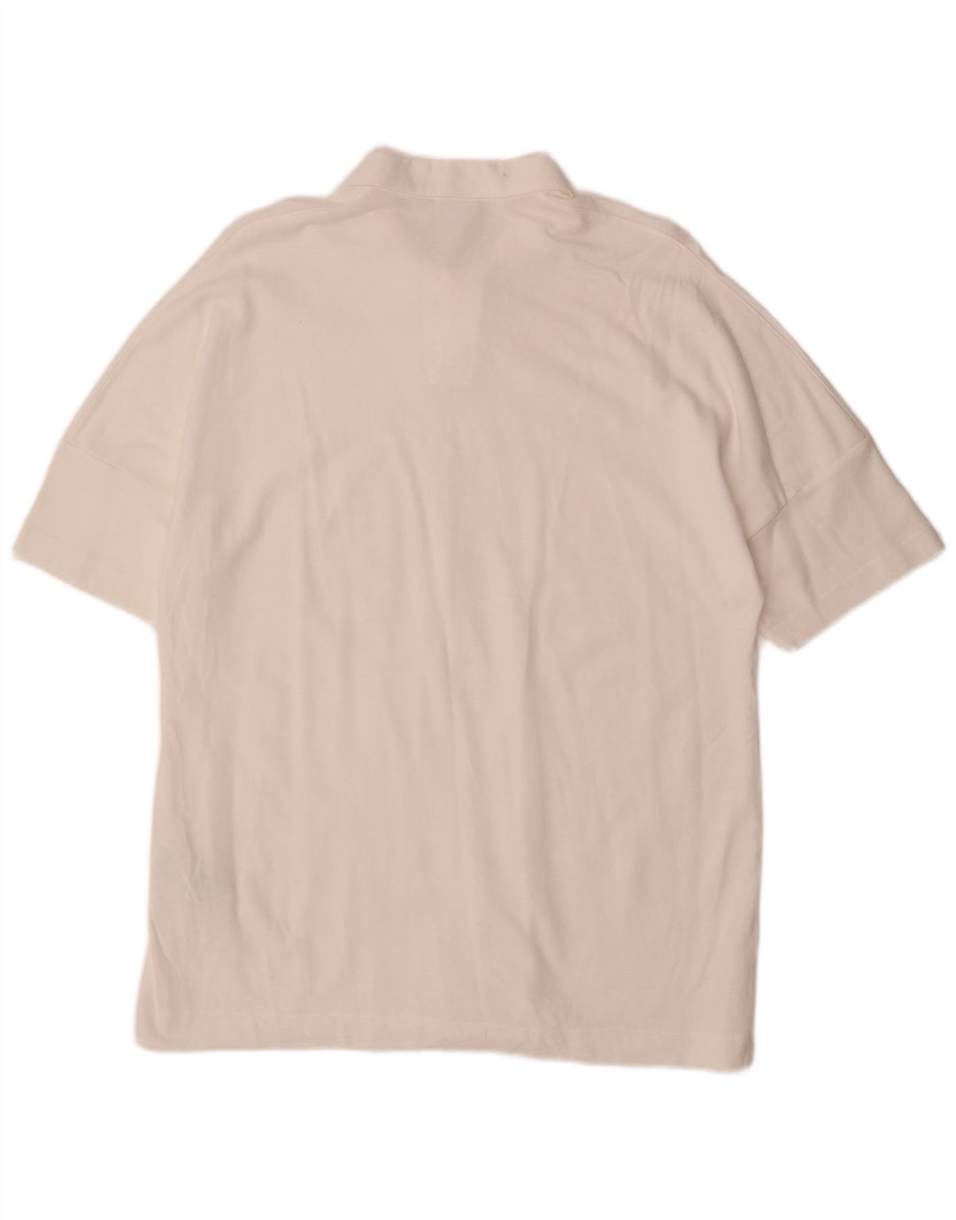 Polo Homme Zara Homme Blanc Moyen Coton