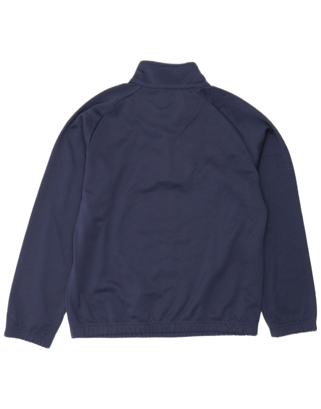 Kappa Sweat-shirt à col zippé pour homme Bleu marine moyen Polyester