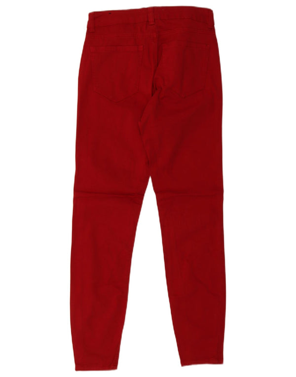 Zara Femme Z1975 Jean Skinny EU 34 2XS W24 L27 Rouge Coton