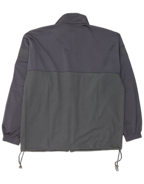 Diadora Veste de survêtement pour homme UK 42 Large Bleu marine Colourblock