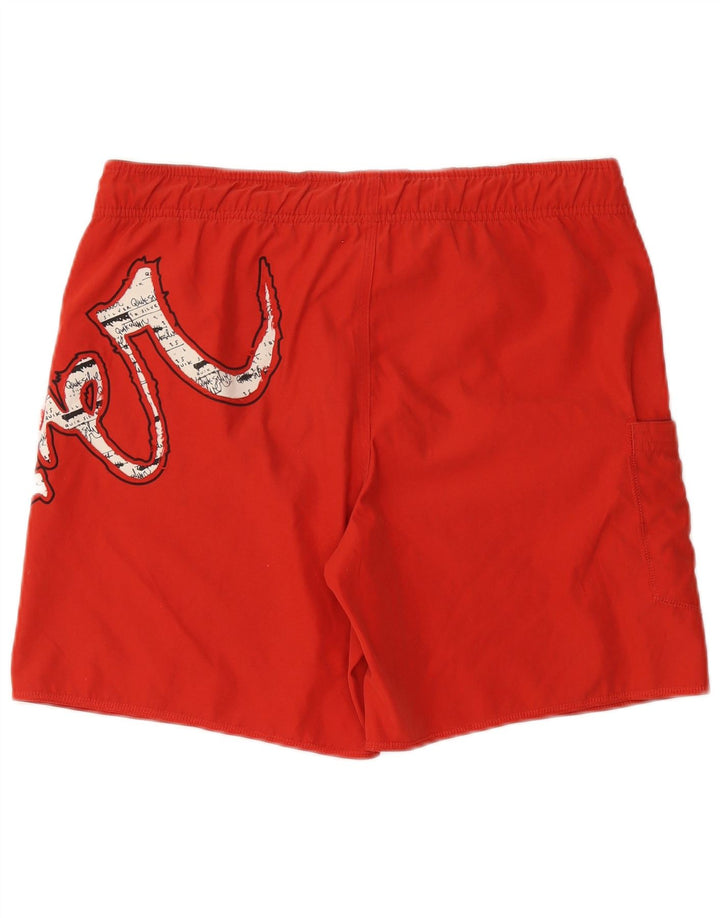 QUIKSILVER Short de Bain Graphique Homme Petit Rouge Polyester