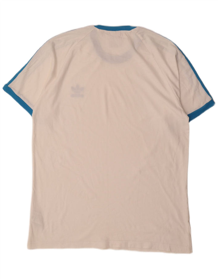 Adidas T-Shirt Homme Haut Grand Coton Blanc