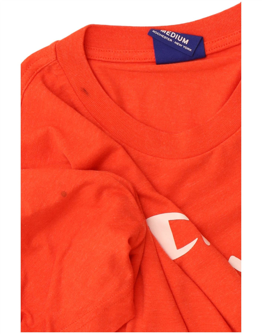 CHAMPION T-Shirt Graphique Homme Orange Moyen