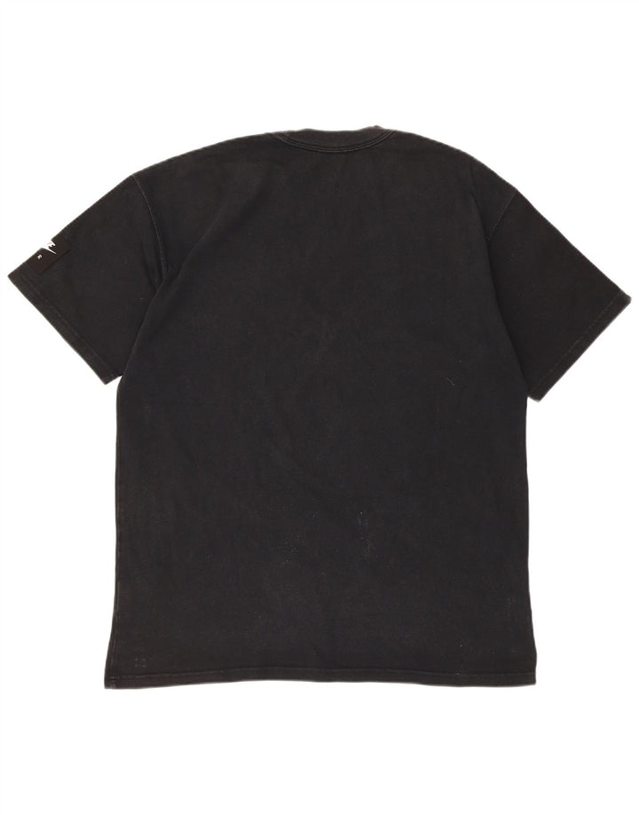 Nike T-shirt graphique pour homme en coton noir moyen