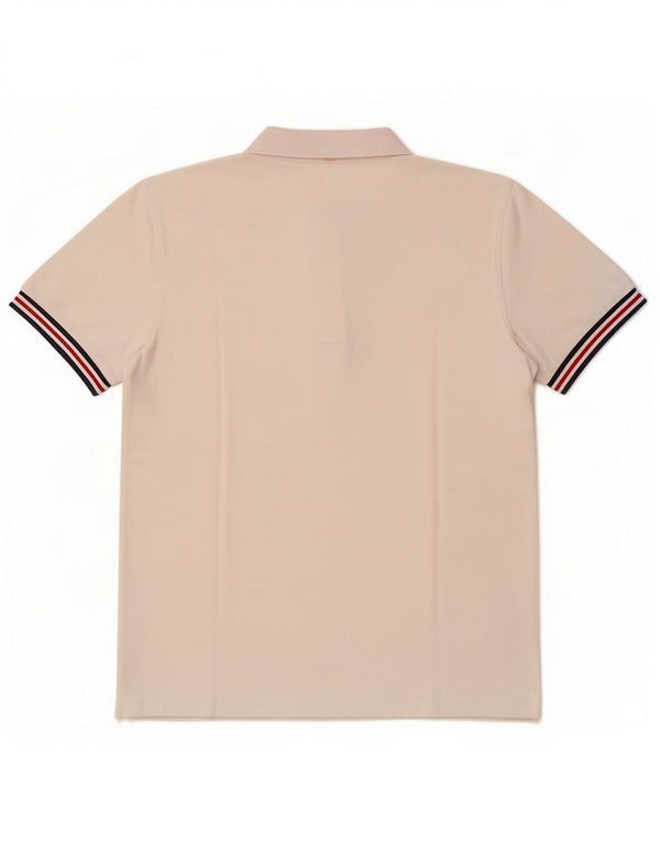 Sun68 Mens Polo Shirt Medium White Cotton