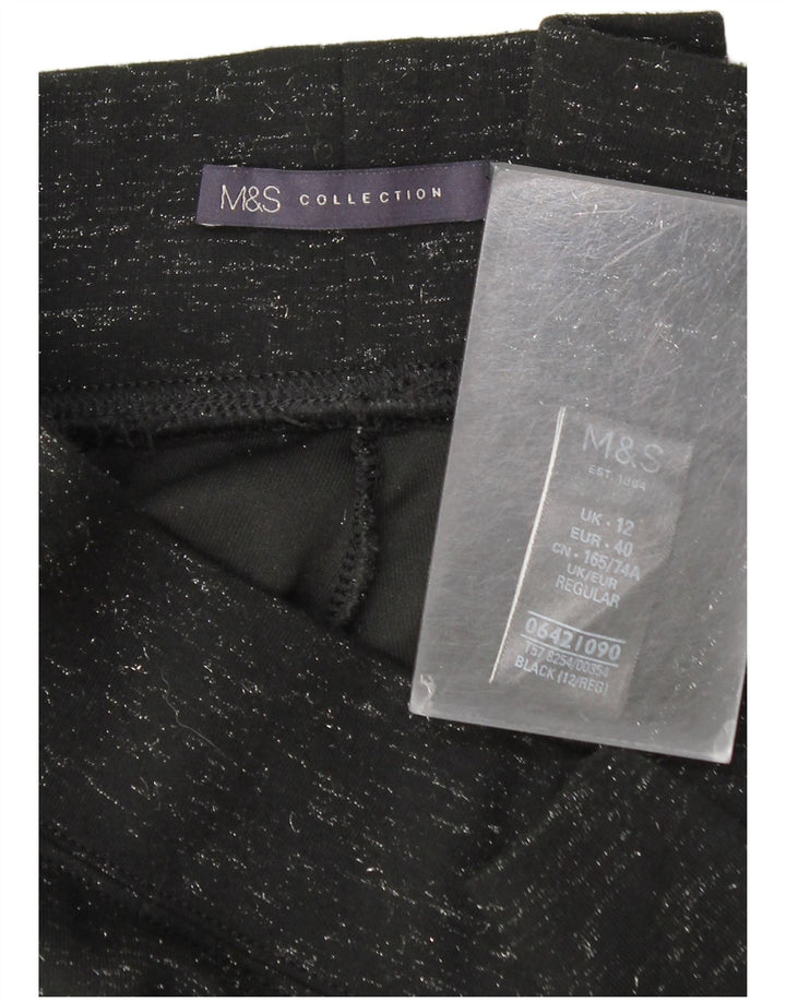 Marks & Spencer Leggings pour femme UK 12 Medium W28 L27 Noir moucheté