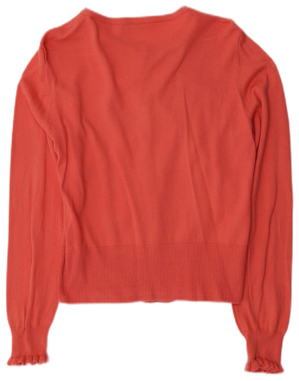 Oasis Cardigan pour femme UK 10 Petit coton rose