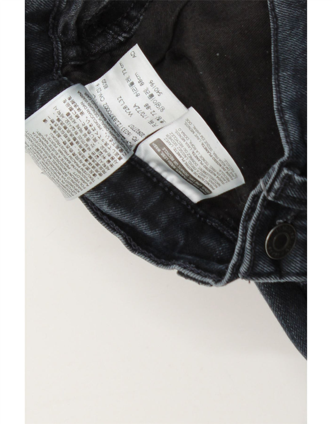 Levi's Jean Slim 522 Homme W28 L25 Bleu Marine Coton
