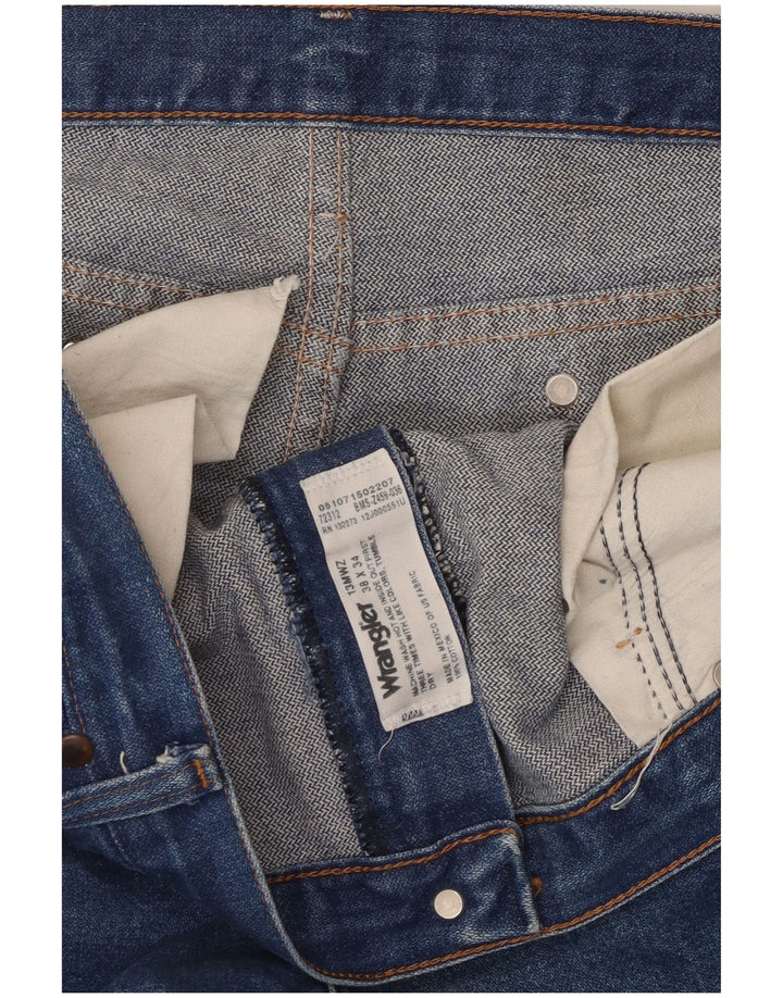 Wrangler Short en jean pour homme W38 XL Bleu coton
