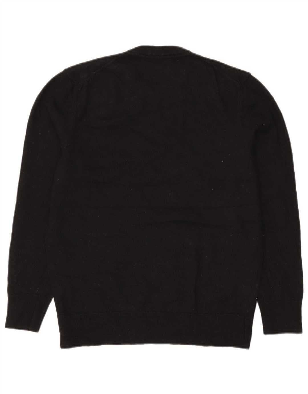 Zara Pull à col rond en laine noir moyen pour homme