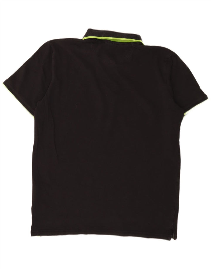 CHAMPION Polo Homme Grand Noir Coton