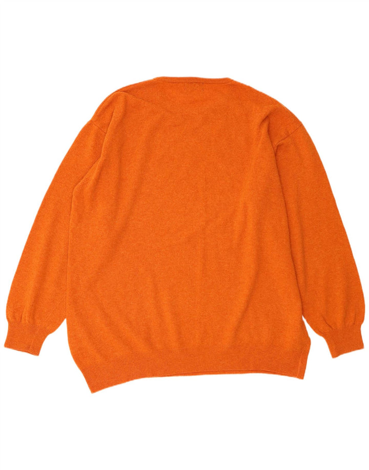Kappa Pull col rond homme 3XL Orange laine d'agneau