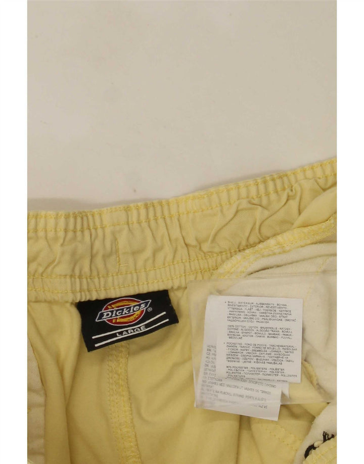 Dickies Short Cargo Homme Large W34 Coton Jaune
