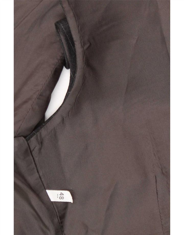 gilet homme vintage IT 48 Gris moyen à fines rayures