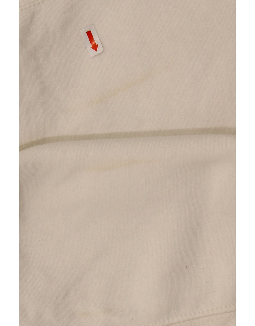 Zara Womens Crop Oversized Sweatshirt Jumper UK 14 Medium White Polyester